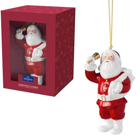 Villeroy & Boch Annual Ornaments addobbo per albero Babbo Natale su slitta 7 cm