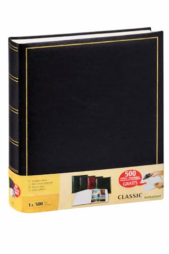 Álbum tradicional jumbo de 100 páginas para 500 fotos de 10 x 15 - Negro.