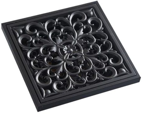 1 styck 10 x 10 cm plats duschränna badrum golvbrunn avfall rost avlopp thr161