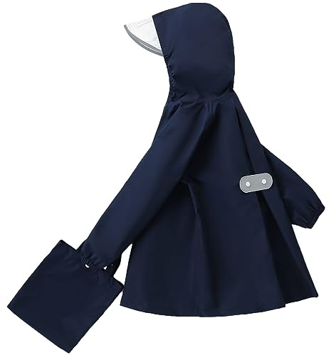 Toddler Raincoat Boys GirlsRain Poncho Lightweight Waterpoof Rain Jacket Children Rainwear XL Size