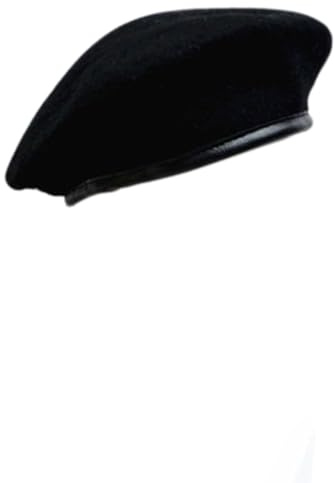 WOUND Coppola Uomo Berretto Militare dell'Esercito del Soldato Cappello Unisex Uomo Donna Berretto Invernale Caldo, Nero, 56-60 Cm