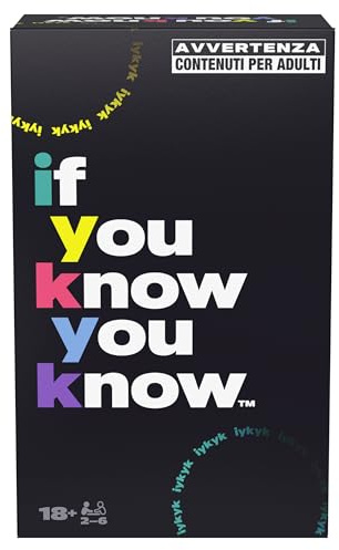 If You Know You Know, Giochi da Tavolo Adulti, Giochi in Scatola Divertenti per Feste tra Amici, Giochi di Carte Adulti con Domande Scomode, Gioco Veloce, Durata Regolabile, 2 - 6 Giocatori, 18+ Anni