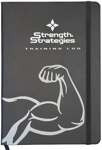 Workout Log Book – Hardback Gym Log Book & Fitness Training Journal, A5 Workout Diary to Track Sets, Reps & Progress, Gym Planner for Men & Women | Strength Strategies