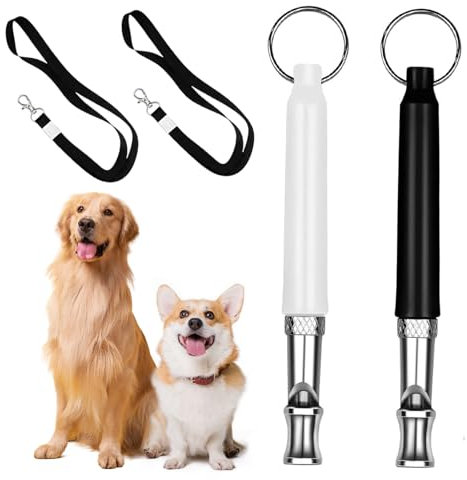 Zonoori 2 Pack Hundepfeife Hochfrequenz Lautlos, Hundepfeifen Gegen Bellen