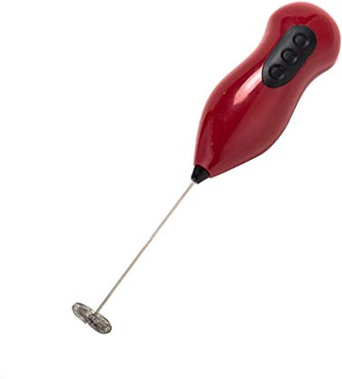 Frullatore elettrico portatile per uova, montalatte per uso domestico, in acciaio inox, per bevande e caffè, vino rosso