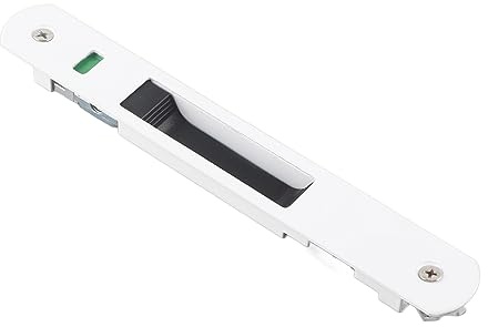 Ycauty Cerradura de Puerta Corrediza de Vidrio de Acero Inoxidable, Conmutación Suave y Duradera para Ventana del Hogar, Herrajes de Cierre único para Puertas Corredizas, Ventanas