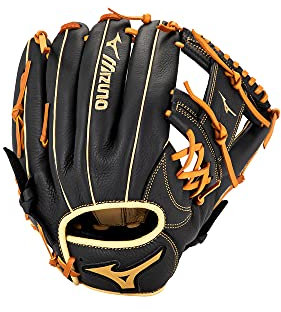 Mizuno Jungen Prospect Select Ballhandschuh, Deep 3 Web – Schwarz/Braun, 11.5 | Infield