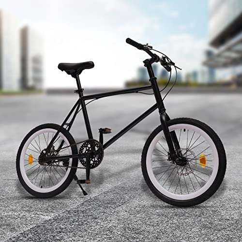 OMGGYER Kinderfahrrad 20 Zoll Freestyle BMX Fahrrad aus Hochkohlenstoffstahl Höhenverstellbar Kinderfahrrad ab 5 Jahre Junge Mädchen Kinder Fahrrad (A)