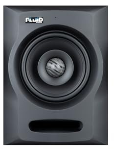 Fluid Audio FX50 V2 Nahfeldmonitor Lautsprecher (aktive Studiomonitore, 2-Wege Koaxialtreiber, 5 Zoll Woofer, 60W RMS, ideal für Heimstudio und professionelle Aufnahmen, Einzeln), Schwarz