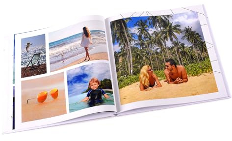 Album di foto con copertina personalizzabile libro fotografico con pagine nere formato e stile a scelta album fotografico per ricordi preziosi (Formato: 20x20, Piazza/Pagine: 36)