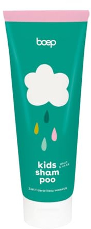 boep Shampoing pour enfants | Shampooing doux 2 en 1 et gel douche pour petits et grands enfants | Cosmétique naturel certifié (100 ml)