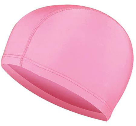 Fabric Swimming Cap Kids Comfortable Elastic Material Swimming Hat Non-slip Fabric Swim Hat Swim Caps for Long and Short Hair