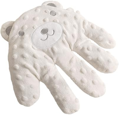 Gant d'aide au Sommeil pour bébé - Gant doux en Peluche en Forme d'animal, Jouet Apaisant pour Nouveau-nés et tout-petits, Aide au Sommeil, pour Berceau et Poussette