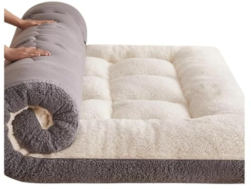 YANSHUYU Vikbar sängmatta för sovrum, tatami, futon (8 cm tjock A, 90 x 200 cm)