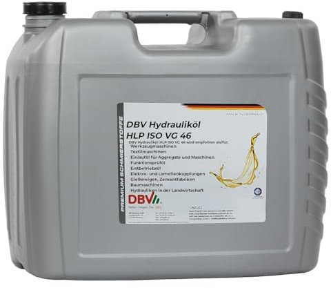 DBV-Hydrauliköl HLP ISO VG 46 20-Liter-Kanister