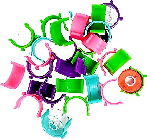 45 Piece Bobbin Holder Set for Sewing Machines - Bobbin Clamps for Organizing Threads and Avoiding Tangles