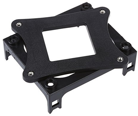 Torsten Base Soporte de Montaje de Ventilador de CPU de plastico Negro para Enchufe 478