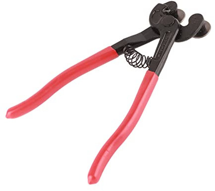 200mm Heavy Duty Mosaic Nippers, Portable Glass Cutters Wheeled Scoring Tool, Tile Cutter Tool Running Pliers for Cutting Glass Tile Ceramic