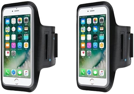 Verazquy Universal Sports Mobile Armband - Running Phone Holder for Large Devices up to 7 inches, Secure Sweatproof Arm Phone Holder for Running for Gym and Fitness.