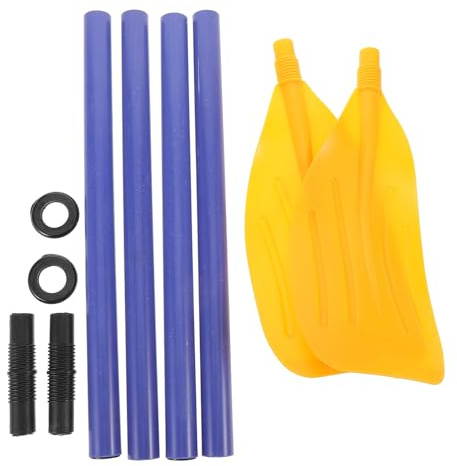 Healifty Set 2 Pagaie per Kayak in Plastica ABS 120Cm Pagaie Leggere Portatili per Sport Acquatici Canoa e Barche da Surf Resistenti a Urti e Intemperie Adatte per Adulti e attività