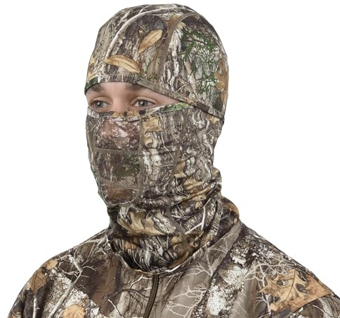 Allen Company Vanish Unisex Camo Balaclava - Hunting Face Cover - Ideal Hunting Gear for Men and Women - Realtree Edge, Camo