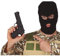 FIESTAS GUIRCA | Schwarze Spielzeugpistole (23 cm) - Zubehör für Polizei-, Militär- oder Räuberkostüm - Ideal für Halloween, Karneval und Kostümpartys - Für Kinder und Erwachsene - Schwarz