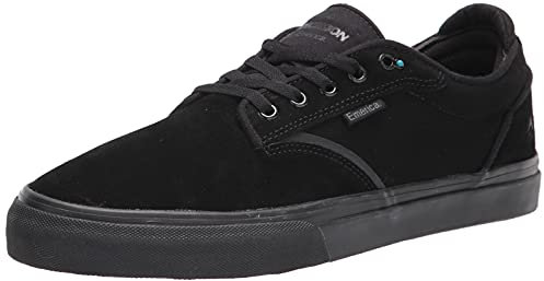 Emerica Herren Dickson Low Top Vulc Shoe Skate-Schuh, Schwarz/Schwarz, 39 EU
