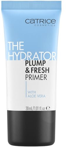 Catrice The Hydrator Plump & Fresh Primer, Weiss, feuchtigkeitsspendend, grundierend, kühlend, für trockene Haut, vegan, ölfrei, ohne Alkohol, ohne Parabene, 1er Pack (30ml)