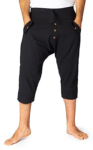 PANASIAM Yogi Shorts, Unisex, Black, L