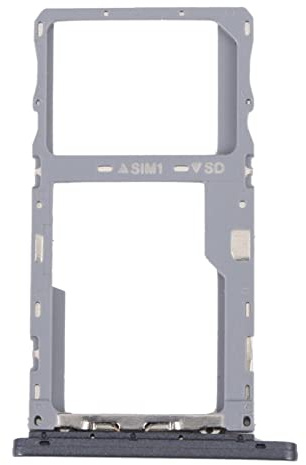 Compatibile con Alcatel 3L 2020 5029 5029Y 5029E OT-5029D / 1S 2020 5028D 5028Y Carrello Vassoio Alloggio SUPPORTO adattatore SLOT PORTA CARD carrello per SCHEDA SIM + vano Memoria Micro Sd (GREY)