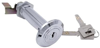 BLacOh Cilindro Cerradura Seguridad Cerradura de Seguridad antirrobo for gabinete, Resistente al Agua, de aleación de Zinc, con Llaves de cifrado, Cilindro de Cobre, 1 ud. Cerradura Antibumping