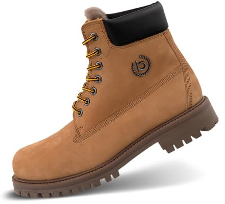 bugatti Herren Poleman Mode-Stiefel, Yellow Black, 43 EU