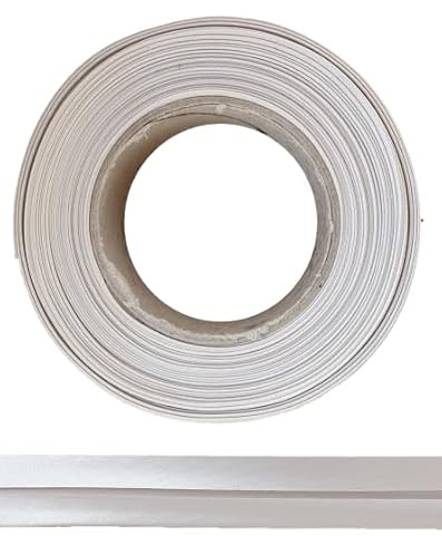 ME: NaMa snedband av polyester (satin) – 10 m x 25 mm (vikt) – högkvalitativt kantband, satinband, snedband – perfekt för gör-det-själv-sömnad – tillverkat i Belgien, på en rulle (beige)