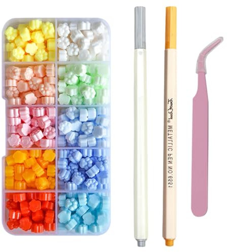 SGERUFZ 380 Stück Wachs Katzenpfotenform Wachssiegel Set, Siegelstempel, Siegelwachs Perlen für Vintage Siegellack und Brief, Einladungen, Karten, Paket Geschenk Siegelwachs Set (20 Farbe)