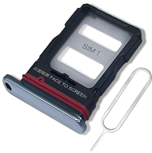 ExtKry Bandeja SIM para Xiaomi Mi 11T/11T Pro,Blanco | Calidad original bandeja de tarjeta SIM bandeja para SIM bandeja ranura SIM bandeja tarjeta SIM con aguja eyectora.