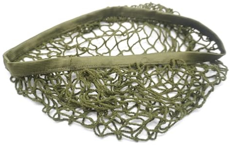 British Army Style Olive Helmet Netting Scrim Cover | Elasticated Camouflage Mesh Helmet Cover | Durable Military Tactical Helmet Net for Airsoft, Hunting, Training & Outdoor Camouflage