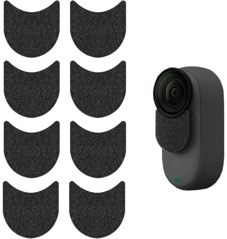 8 Piezas Protector de Viento para GO 3 / GO 3S, Reducción de Ruido de Espuma para Micrófono, Filtro Antiviento para Grabación de Audio Nítida en Exteriores, Accesorios para Vlogs