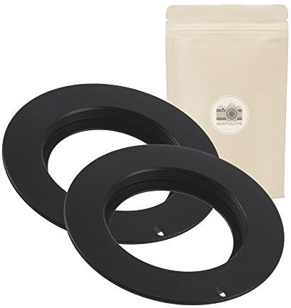 X2 M42 EOS P ∞ - Anillo de adaptación Objetivo M42 con plano a canon EOS EOS EOS EF EF EF EFS 100% Infinito Metal Metal Anillo de metal Adaptación Cámara de cámara EOS EF - Marca francesa adaptable