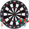 Safe Dartboard Set Ø42cm /16.5-inch for Children and Adults Dartboard with 6 Darts Set