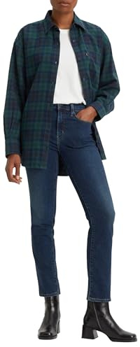 Levi's Women's 724™ High Rise Straight Jeans, Blue Wave Rinse, 26W / 28L
