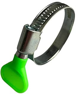 Boltza® 1 collier de serrage à vis moletée/tuyau à ailettes 32–50 mm (9 mm BW)