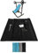 BIZEPSKARL Premium Mikrofaser Fitnesshandtuch - 120 x 50cm - Mikrofaserhandtuch mit Magnet, Hantelbankbefestigung, Reißverschluss-Tasche & Netztasche - Sporthandtuch - Fitnesszubehör