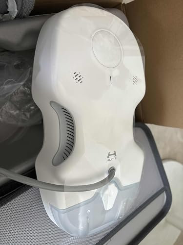 HUTT DDC56 Robot Limpiacristales, Robot Limpiador de Ventanas Automático con Control Remoto - Sistema de Pulverización Bidireccional, Navegación Inteligente y Seguridad Anticaídas