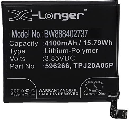 vhbw Akku kompatibel mit Caterpillar Cat S42 Handy Smartphone Telefon (4100 mAh, 3,85 V, Li-Polymer)