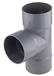 Té droit PVC 87° mâle femelle Ø80 NOYON & THIEBAULT