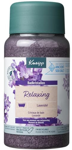 Kneipp Relaxing - Badekristalle - Badesalz - Lavendel - Entspannend - 1 Stück - 600 Gramm