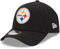 New Era Pittsburgh Steelers NFL Evergreen Schwarz Verstellbare 9Forty A-Frame Cap - One-Size