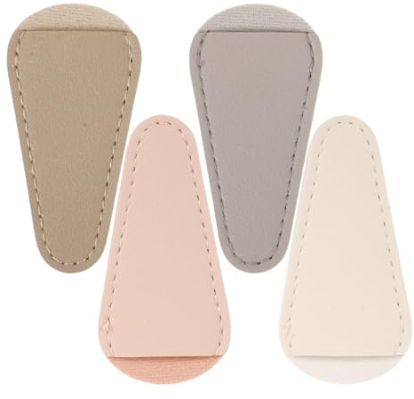 WOONEKY 4 tijeras para cutículas, funda protectora para manicura y pedicura, protección para pinzas de cutículas y cortaúñas, duraderas y ligeras para viajes