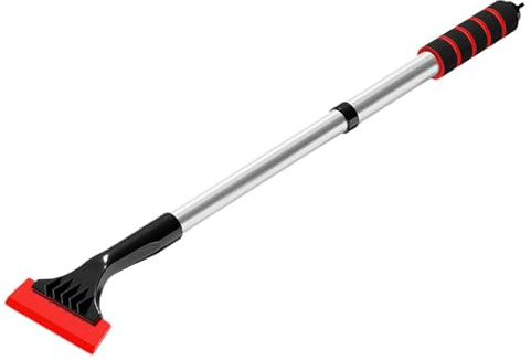 Title - Rascador de hielo extensible para ventana, raspador de hielo para parabrisas, rasqueta para quitar nieve para automóviles, camiones, SUV, herramienta de eliminación de hielo