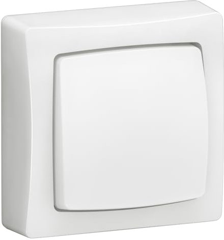 Legrand 086001LE Interrupteur à bouton-poussoir, Blanc